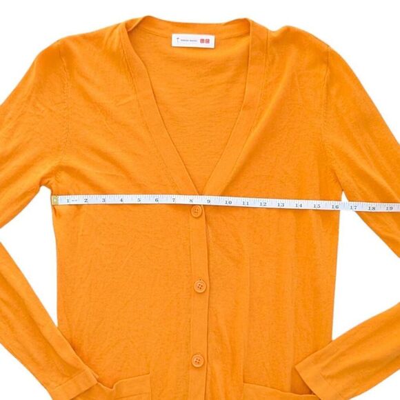 Tomas Maier x Uniqlo Lightweight Cotton Longline Cardigan – Versatile Beachwear - Picture 5 of 12